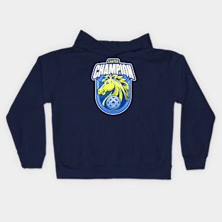 Canter Champion | Pickleball Horse Sports Player Kids Hoodie